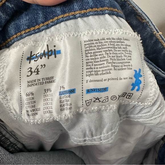 Ksubi Van Winkle Blazed Trashed Skinny Jeans Size 34 NEW - Picture 8 of 10